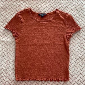 NEW American Eagle Coral Smock Top Womens Size XXS